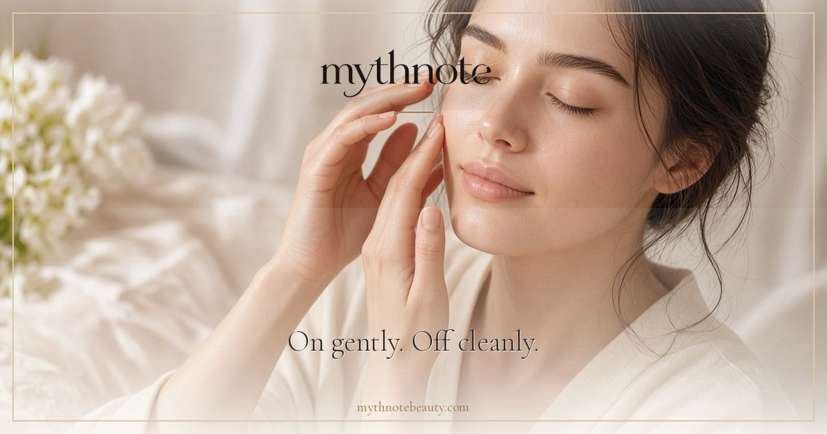 mythnote how to apply and remove false lashes